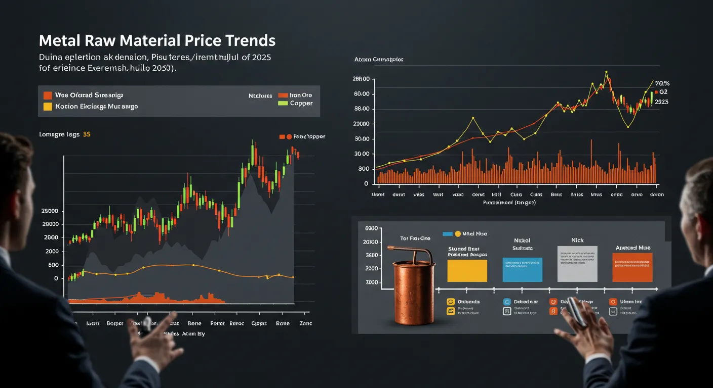 Prijsontwikkelingen van metaalgrondstoffen in de eerste helft van 2025